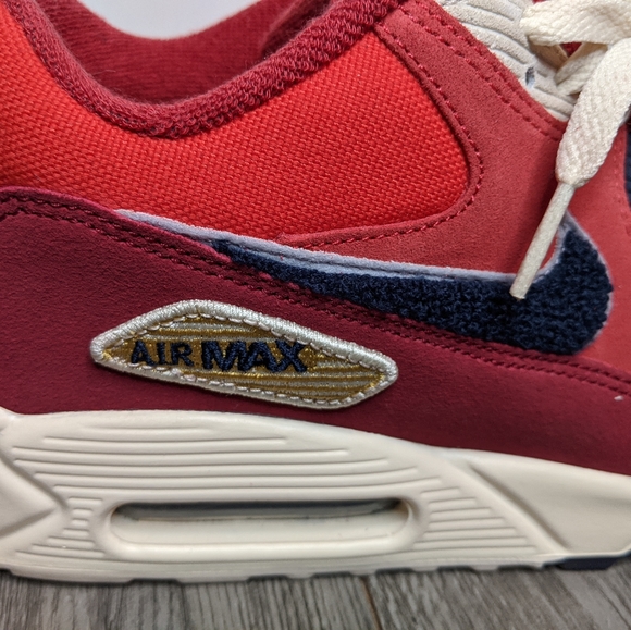 Nike Air Max 90 "Varsity Pack" Chenille Swoosh - Picture 2 of 8